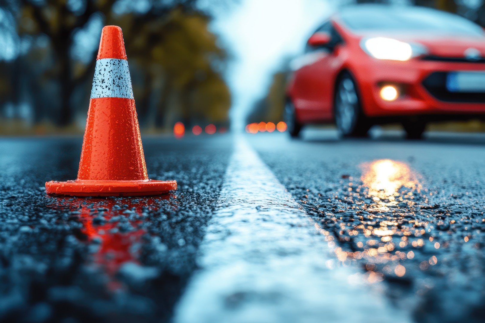 vecteezy-car-driving-school-on-test-track-focus-on-traffic-cone-53216767-1